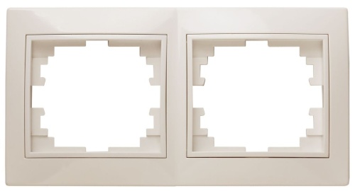 Рамка 2-м горизонт СУ Plano слоновая кость 1-502-02
