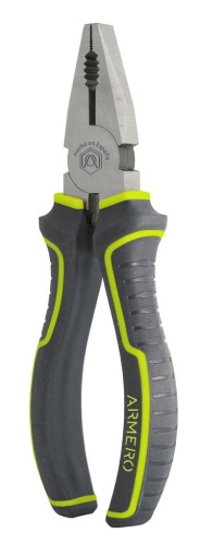 Пассатижи 160 мм комбинированные увеличенный рычаг CrVсталь ARMERO