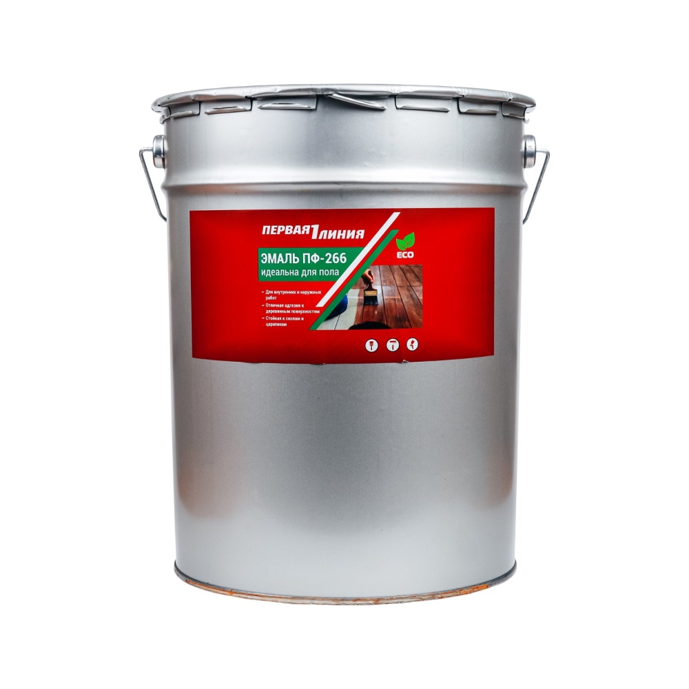 Эмаль ПФ-115 Первая линия ГОСТ Светло-серая (22 кг) /22