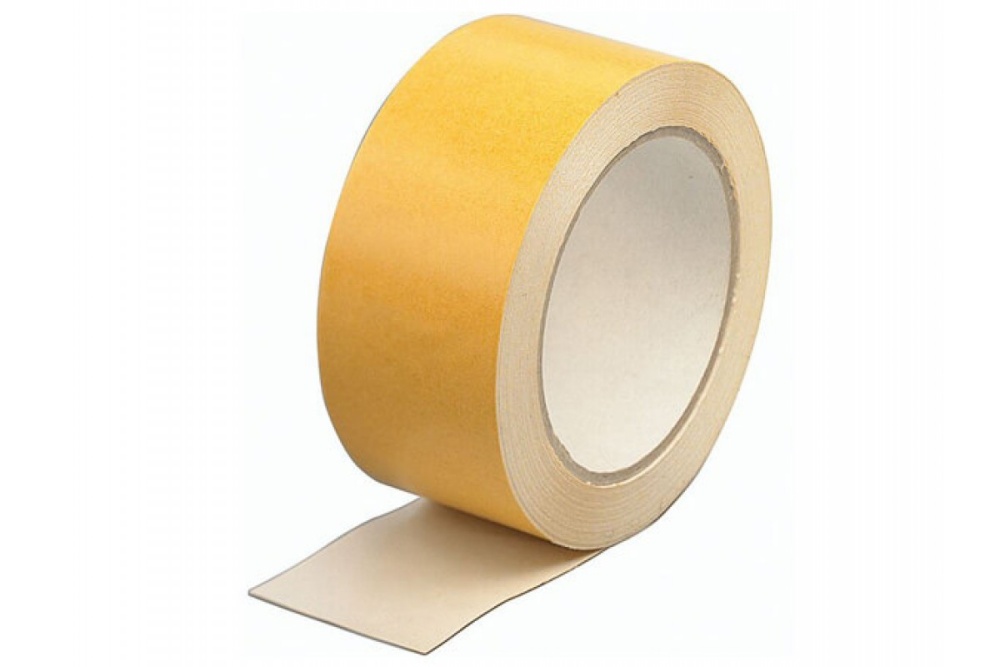 Лента клеящая двусторонняя 48мм х 10м белая