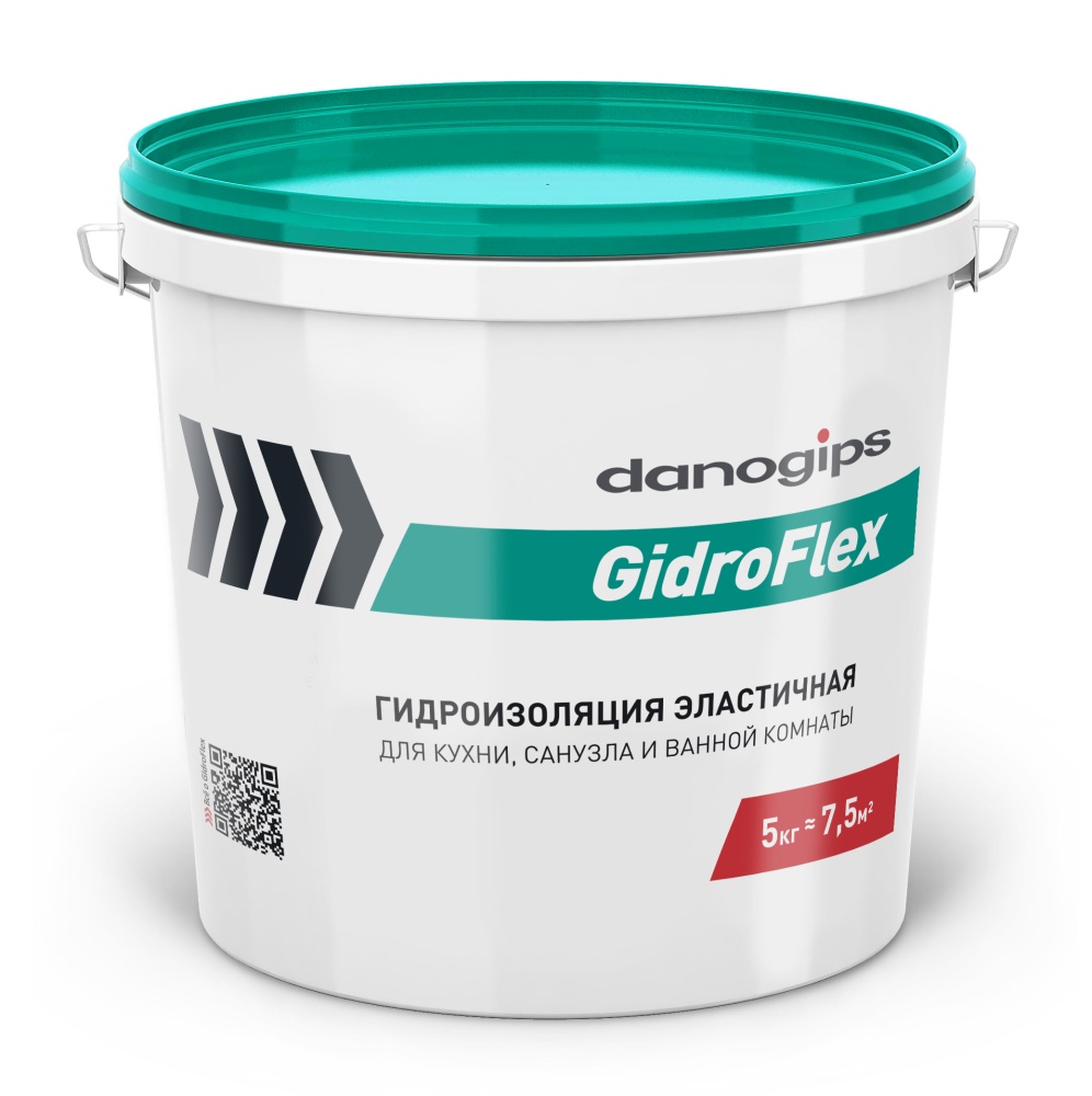 Гидроизоляция DANOGIPS Gidroflex эластичная (5 кг) /48