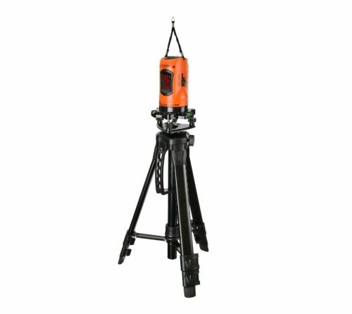 Уровень лазерный самовыравнивающийся вертикальные и горизонтальные лучи штатив TULIPS