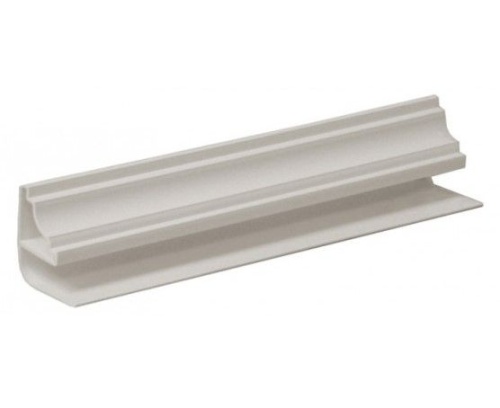 Плинтус ПВХ потолочный белый 3 м (Арг) (50 шт)