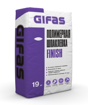 Шпатлевка GIFAS FINISH белоснежная (19 кг) /56