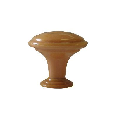 Ручка-кнопка РДП-01-2 светлое дерево золотое кольцо