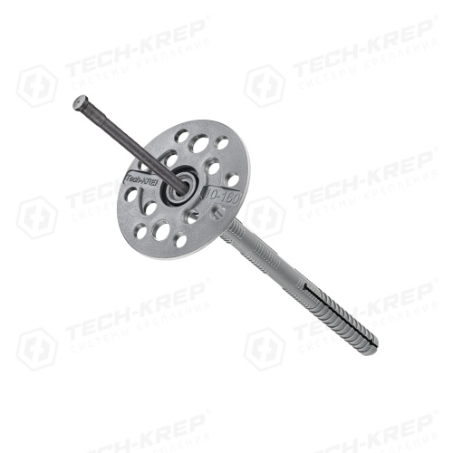 Дюбель для изоляции 10х160 с пластиковым гвоздем IZO(500шт)