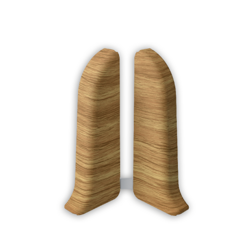 404 Заглушки (левая/правая) Лексида 55мм Дуб золотистый(25/10пар)