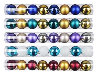 Гирлянда Набор шаров 8 шт 6 см ассортимент цветов СНОУ БУМ