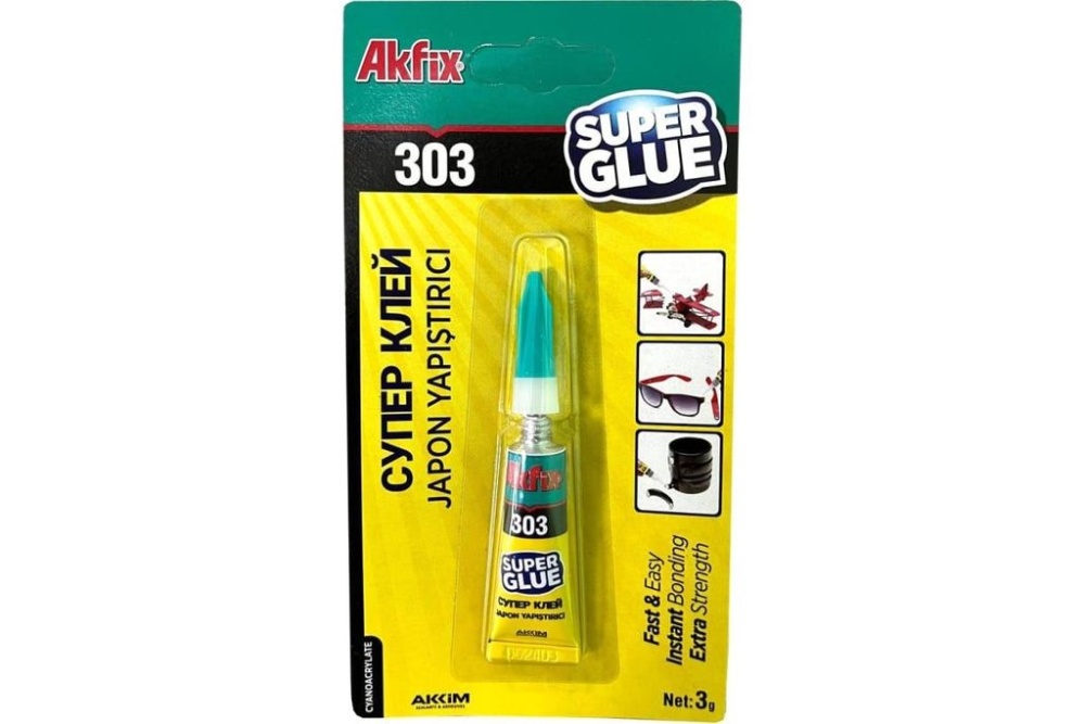 Клей секундный Akfix 303 (3 гр)