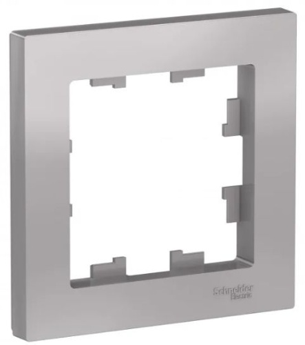 Рамка 1-м AtlasDesign алюм. SchE