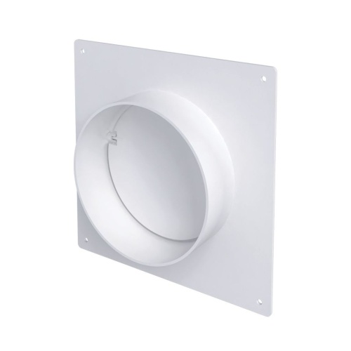 Соединитель круглых каналов с накл.пласт. и ОК D100 10SKNPO