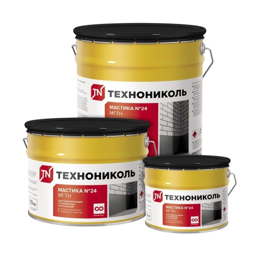 Мастика гидроизоляционная Технониколь №24 МГТН ведро 20кг (36)