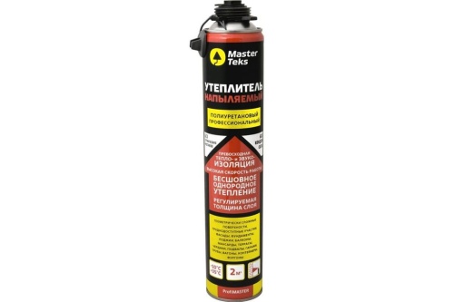 Напыляемая теплоизоляция Masterteks ProfiMaster полиуретановая профессиональная (0,896кг) /12