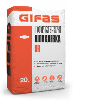 Шпатлевка GIFAS KR (20 кг) /56