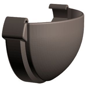 Заглушка желоба ТН коричневый (170)