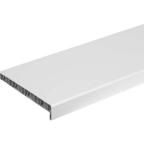 Подоконник ПВХ 200х1500 белый Мастерпласт