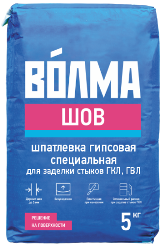 Шпатлевка ВОЛМА Шов (5 кг) /240