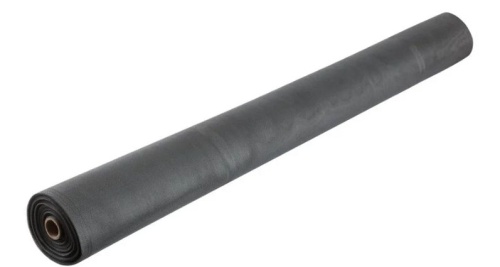 Сетка москитная черная ячейка 1х1мм плотность 120г/м2 (1п/м)