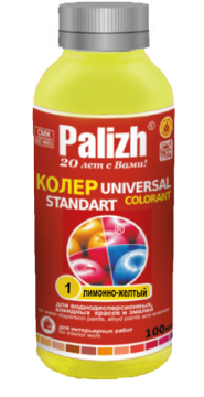 Колеровочная паста Палиж №01 - Лимонно - желтый (0,1 л) /6