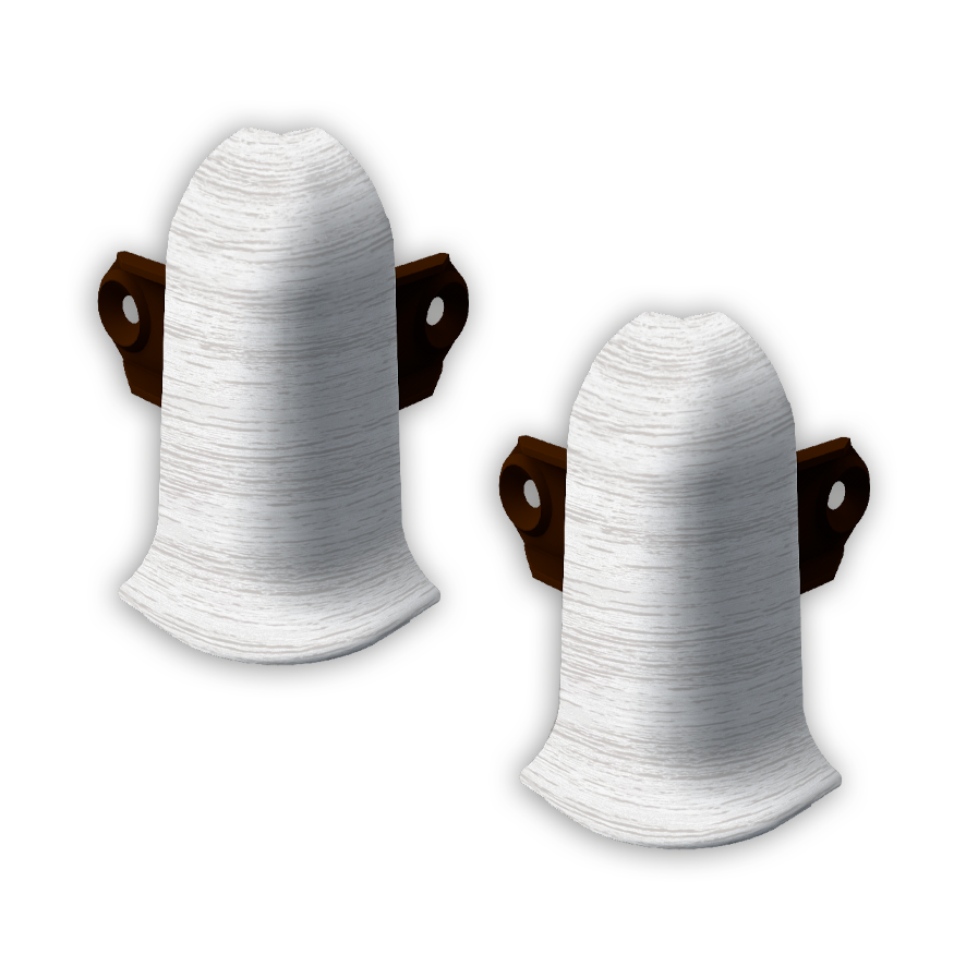 362 Угол наружний Лексида 55мм Акация белая (20шт)