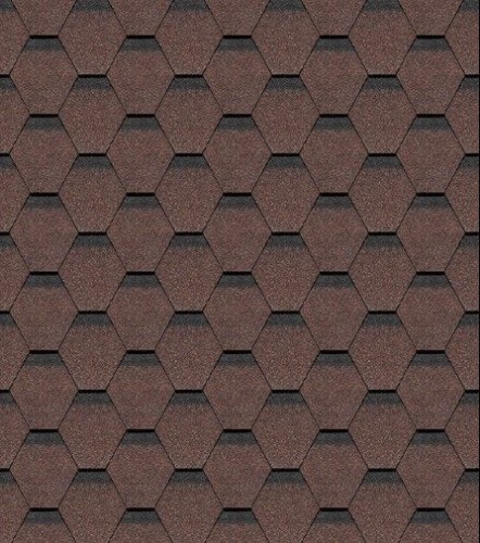 Черепица Docke EUROPA/KARAT коричневый(1уп. 3м2) (42)