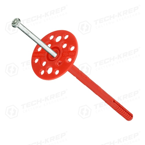 Дюбель для изоляции 10х180 с металлическим гвоздем IZM(50шт)