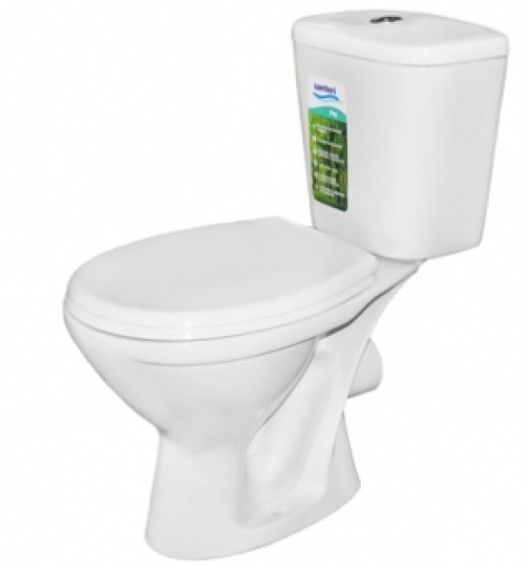 Унитаз - компакт "PRO" Белый /Santeri (прямой слив)