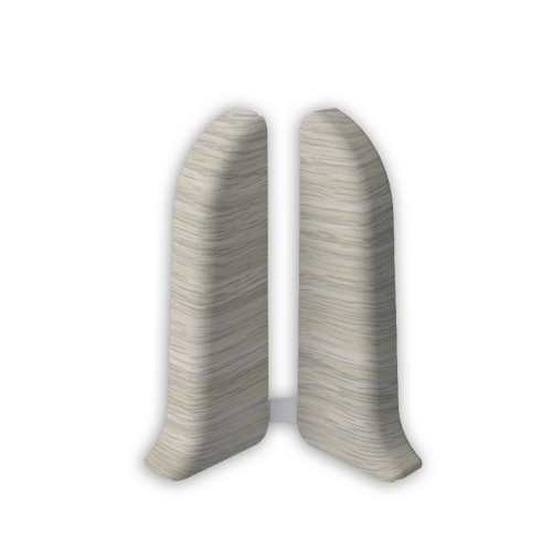 402 Заглушки (левая/правая) Лексида 55мм Дуб аргенто (25/10пар)