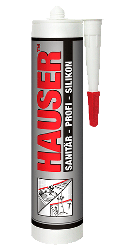 Герметик силиконовый Hauser SANI санитарный белый (0,260 л)/12