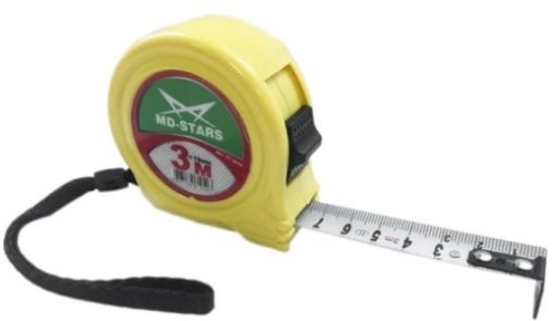 Рулетка 3 м х 19 мм MD-STARS (12ШТ)