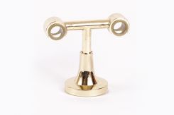 Держатель ЛЕВША 19мм ДВ.открытый Золото Глянец (1шт)