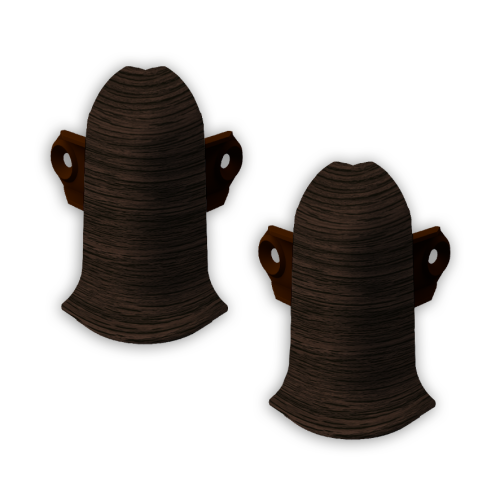 301 Угол наружный Лексида с крепежом 55мм Венге (20шт)