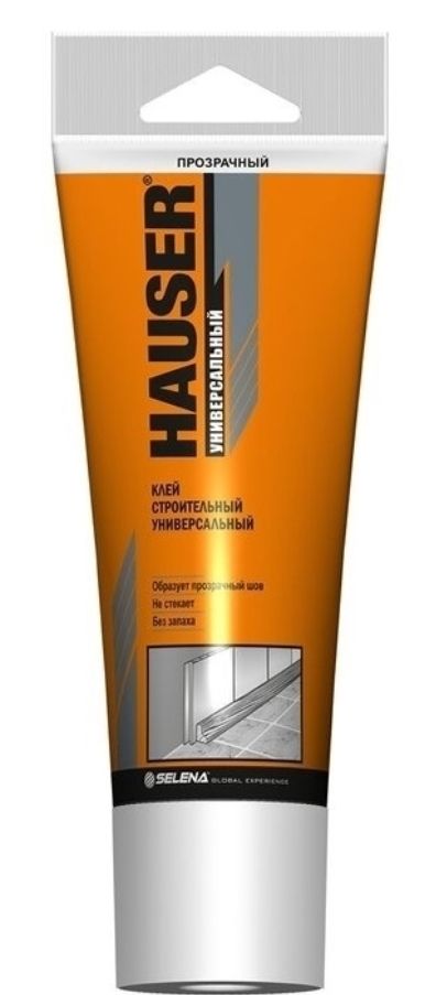 Клей монтажный Hauser строительный универсальный прозрачный (0,180 гр)