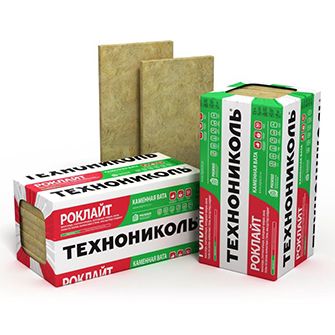 Утеплитель ТЕХНОНИКОЛЬ Роклайт 50х600х1200 (уп.8шт 5,76м2 0,288м3) (24) пл.36