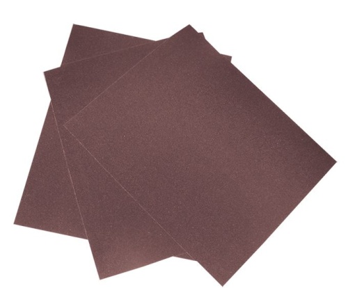 Шкурка шлифовальная Р400 230х280мм на тканевой основе (уп.10л) (10/40) 70630 БИБЕР