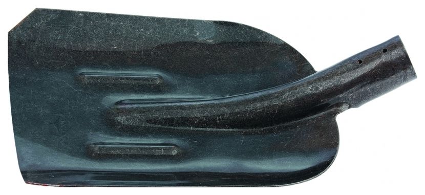 Лопата совковая с ребрами жесткости рельсовая сталь без черенка