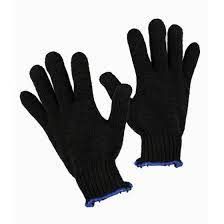 Перчатки утепленные трикотажные двойные без ПВХ 9 нитей