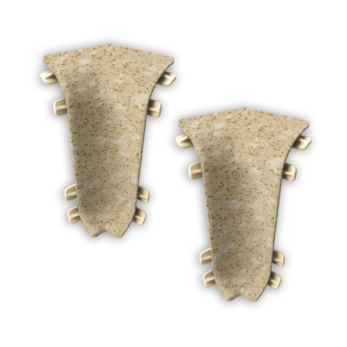 162 Угол внутренний Лексида 55мм Гранит бежевый (20шт) 