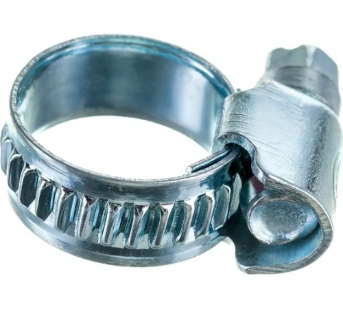 Хомут червячный 16-27/9 мм цинк (50 шт)