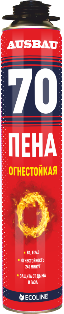 Пена монтажная огнестойкая AUSBAU 70 B1 Ei240 (1000мл) /12