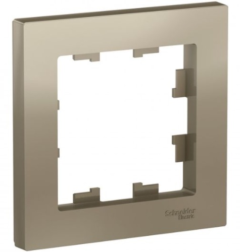 Рамка 1-м AtlasDesign шампань SchE Рамка 1-м AtlasDesign шампань SchE