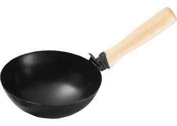 Ковш стальной строительный 160 мм деревянная ручка