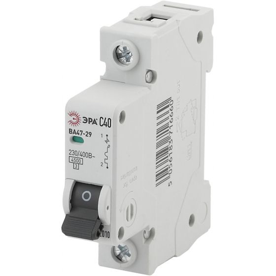 Выключатель автоматический NO-900-16 ВА47-29 1P 40А кривая C ЭРА