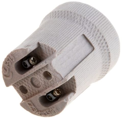 Патрон электрический подвесной E27 4А 250В керамический с этикеткой 5565341 Universal