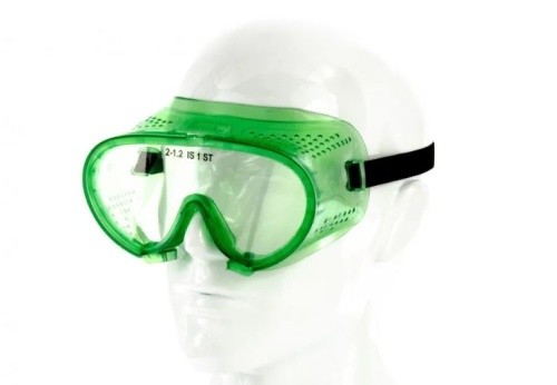 Очки закрытые Эргономичные с прямой вентиляцией, поликарбонат//СИБРТЕХ