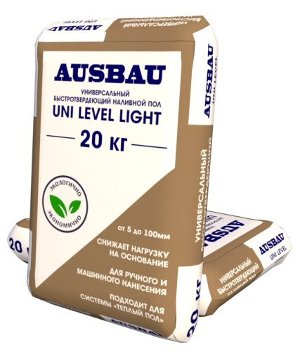 Пол универсальный AUSBAU UNI LEVEL LIGHT 5-100 мм (20 кг) /64/56