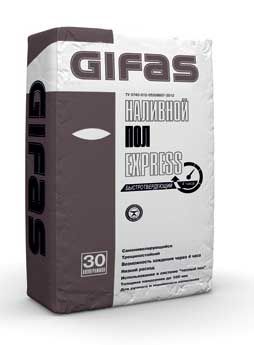 Пол универсальный GIFAS EXPRESS 10-80 мм (20 кг) /64