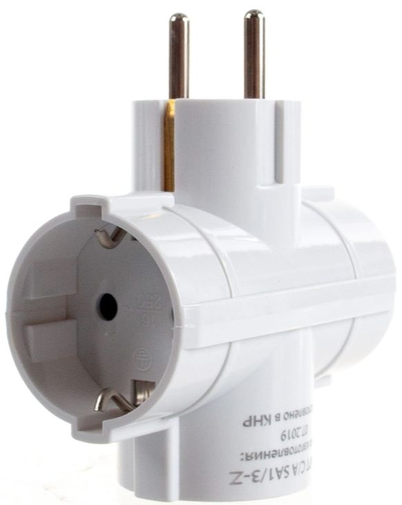 Адаптер сетевой 3 розетки С/А1/3/ТС-3 б/з СТАРТ