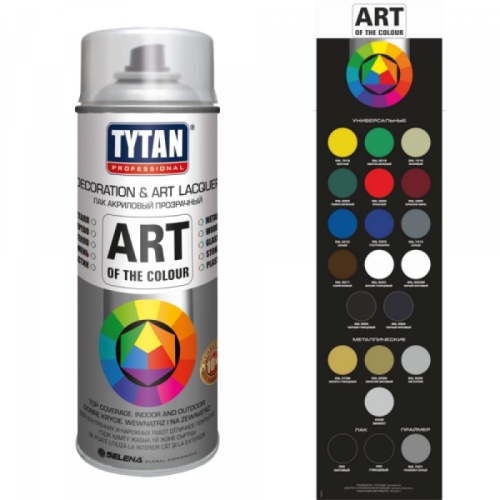 Лак Tytan Professional Art of the color 190 универсальный акриловый глянцевый (0,400 л)