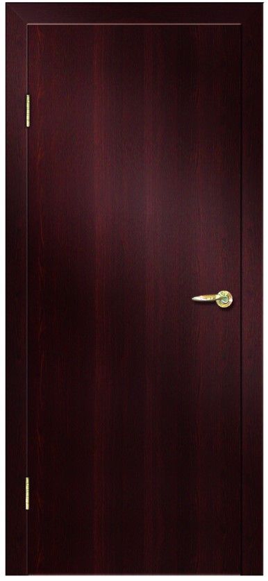 Дверное полотно ламинированное ДГ-01 Венге черное (800)